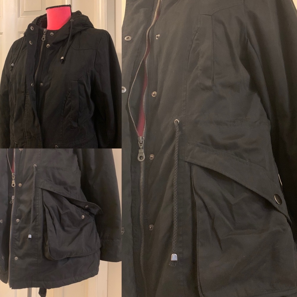 Tulle fishtail anorak coat - Picture 4 of 6